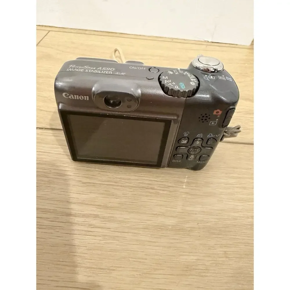 Canon PowerShot A590 IS 8.0MP Digital Camera - Gray - TESTED WORKS PC1263
